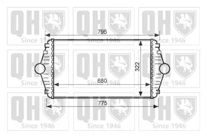 Теплообменник (QUINTON HAZELL: QIC105)