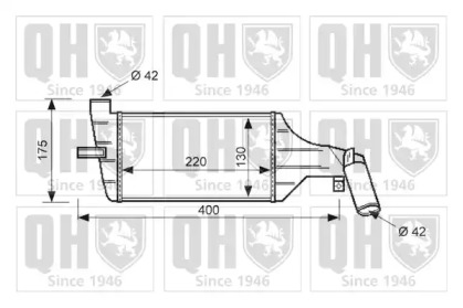 Теплообменник (QUINTON HAZELL: QIC106)