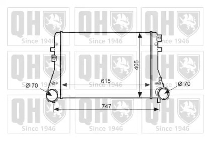 Теплообменник (QUINTON HAZELL: QIC107)