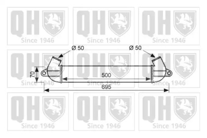 Теплообменник (QUINTON HAZELL: QIC114)