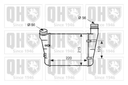 Теплообменник (QUINTON HAZELL: QIC116)