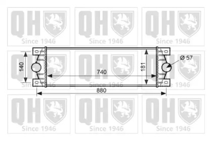 Теплообменник (QUINTON HAZELL: QIC117)