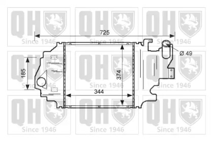 Теплообменник (QUINTON HAZELL: QIC120)