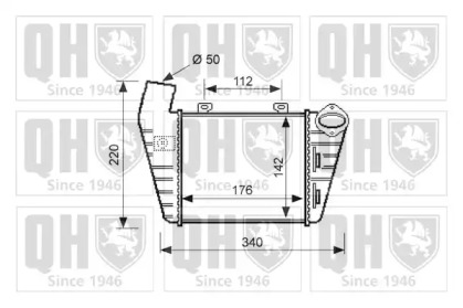 Теплообменник (QUINTON HAZELL: QIC121)