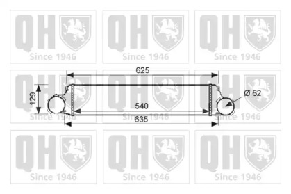 Теплообменник (QUINTON HAZELL: QIC122)