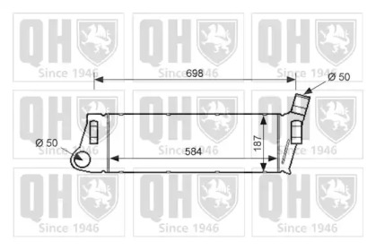 Теплообменник (QUINTON HAZELL: QIC124)