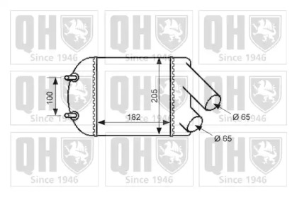 Теплообменник (QUINTON HAZELL: QIC125)