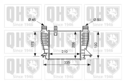 Теплообменник (QUINTON HAZELL: QIC126)