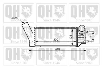 Теплообменник (QUINTON HAZELL: QIC129)