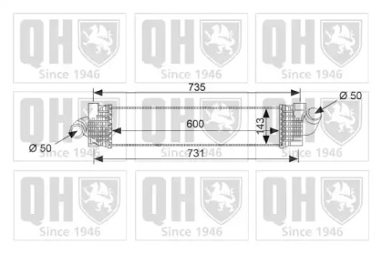 Теплообменник (QUINTON HAZELL: QIC132)