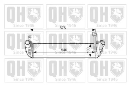 Теплообменник (QUINTON HAZELL: QIC133)