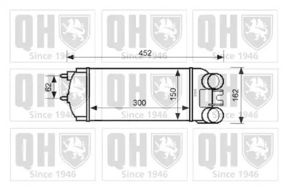 Теплообменник (QUINTON HAZELL: QIC134)