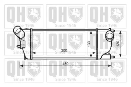 Теплообменник (QUINTON HAZELL: QIC135)