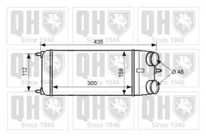 Теплообменник (QUINTON HAZELL: QIC136)