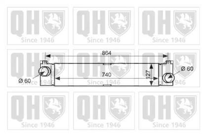 Теплообменник (QUINTON HAZELL: QIC137)