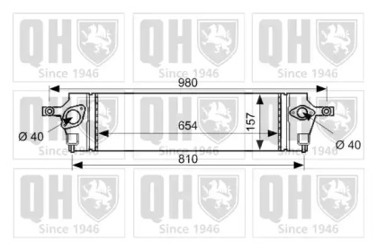 Теплообменник (QUINTON HAZELL: QIC149)