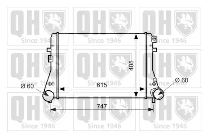 Теплообменник (QUINTON HAZELL: QIC150)