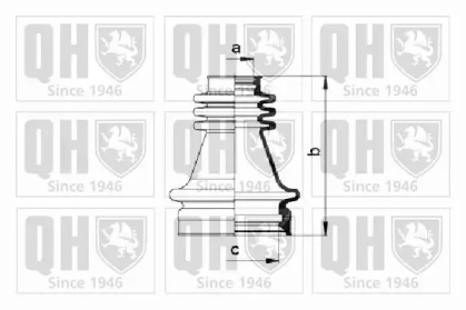 Комплект пыльника (QUINTON HAZELL: QJB458)