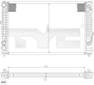 Теплообменник (TYC: 702-0009)