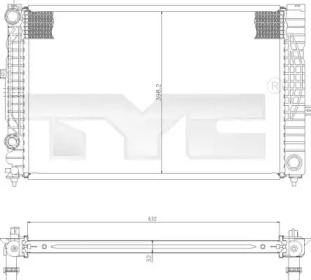 Теплообменник (TYC: 702-0010)