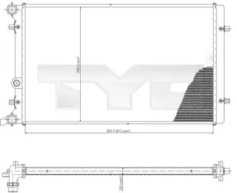 Теплообменник (TYC: 702-0015)