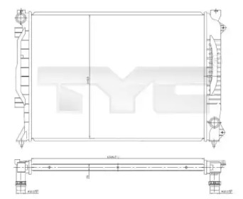 Теплообменник (TYC: 702-0017)