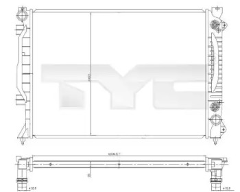 Теплообменник (TYC: 702-0018)