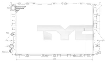 Теплообменник (TYC: 702-0027)