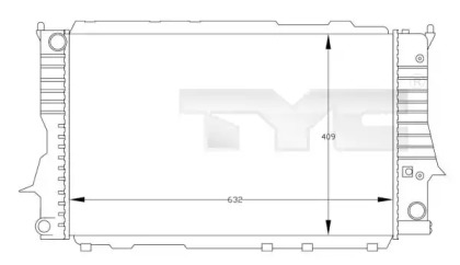 Теплообменник (TYC: 702-0030)