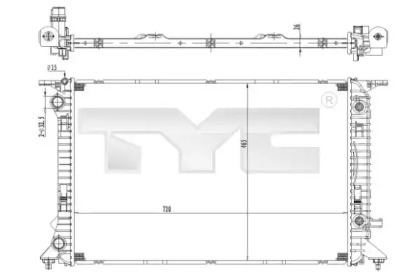 Теплообменник (TYC: 702-0037)