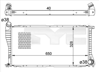 Теплообменник (TYC: 703-0007)