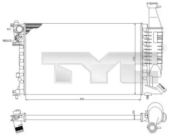 Теплообменник (TYC: 705-0069)