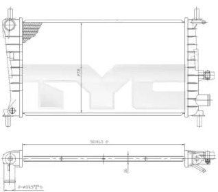 Теплообменник (TYC: 710-0026)