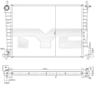 Теплообменник (TYC: 710-0027)