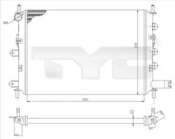 Теплообменник (TYC: 710-0034-R)