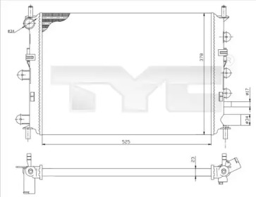 Теплообменник (TYC: 710-0037-R)