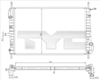 Теплообменник (TYC: 710-0047)