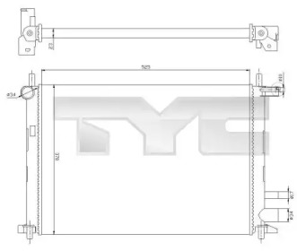 Теплообменник (TYC: 710-0054)