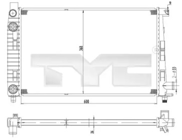 Теплообменник (TYC: 721-0012)