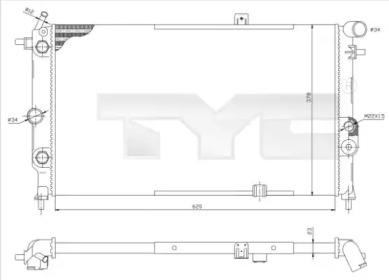 Теплообменник (TYC: 725-0001-R)