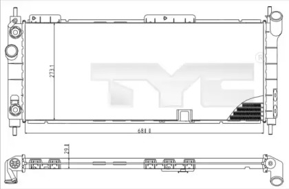 Теплообменник (TYC: 725-0003)