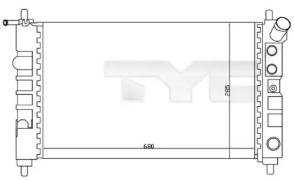 Теплообменник (TYC: 725-0005)