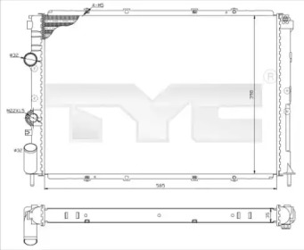 Теплообменник (TYC: 728-0025-R)