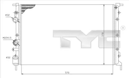 Теплообменник (TYC: 728-0027)