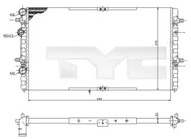 Теплообменник (TYC: 731-0002)