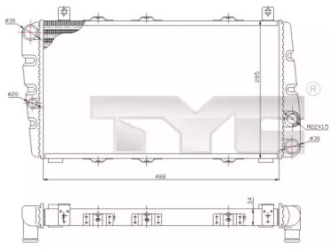 Теплообменник (TYC: 732-0001)