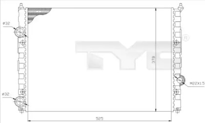 Теплообменник (TYC: 737-0036)