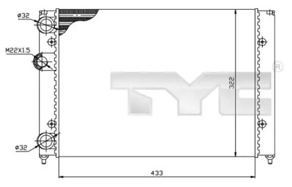 Теплообменник (TYC: 737-0039)