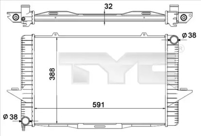 Теплообменник (TYC: 738-0001)