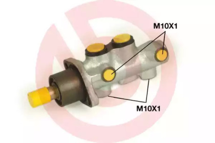 Цилиндр (BREMBO: M 23 025)